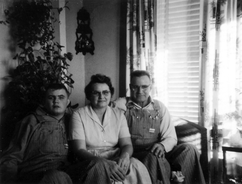 Chuck, Mildred Norman Schad, and Henry Schad