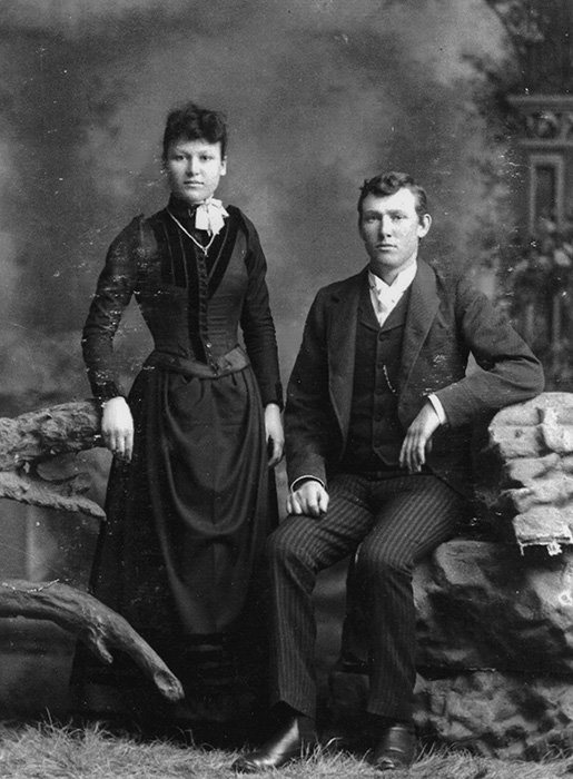 Josephine Elizabeth Fiehler and Authur Lidikay